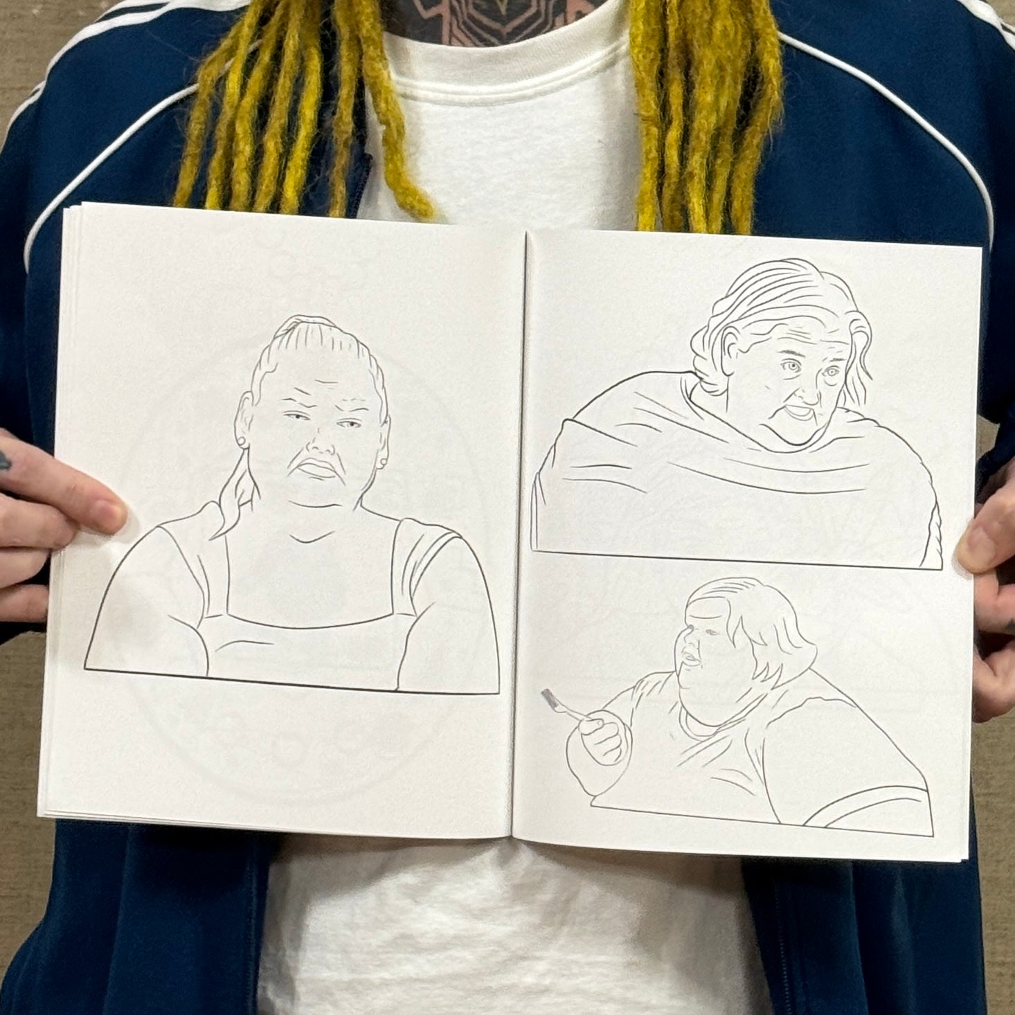 1000lb Sisters Coloring Book - Second Helping - Physical Copy - Whoreable Decor