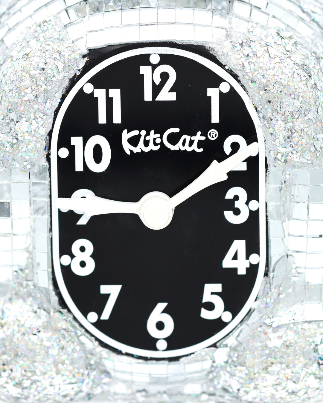 Mirrorball - Custom Kit Cat Clock - Whoreable Decor