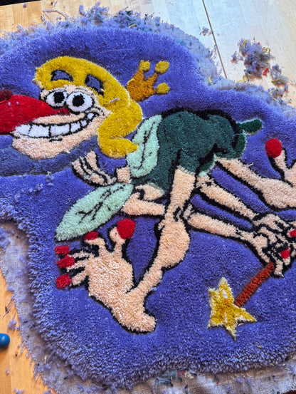 Nerve Ending Fairy - rug - Whoreable Decor