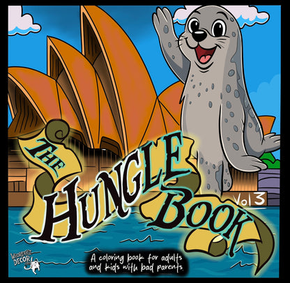 The Hungle Book Adult Coloring Books - Physical Copy - Whoreable Decor