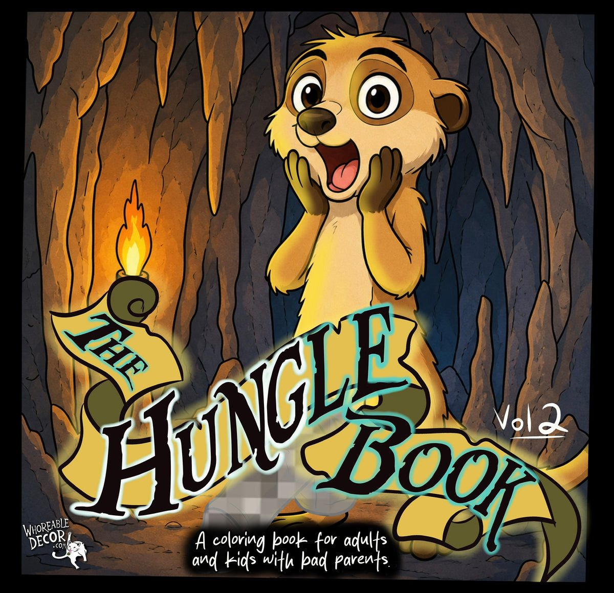 The Hungle Book Adult Coloring Books - Physical Copy - Whoreable Decor