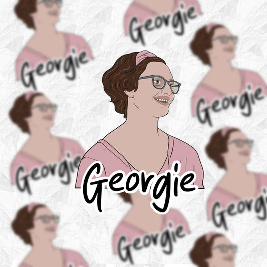 Love On The Spectrum - Georgie - sticker