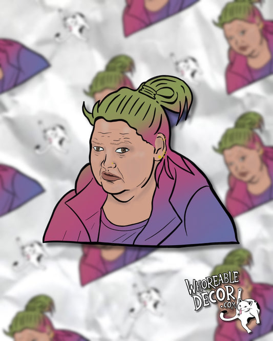 1000lb Sisters - technicolor Amy - Sticker
