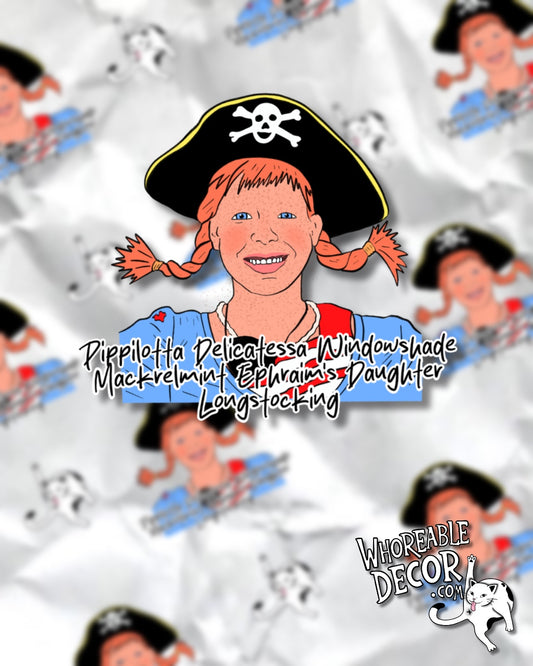 Pippi Longstocking - sticker