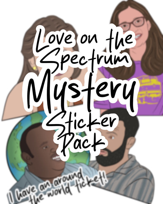 $5 Love on the Spectrum sticker mystery pack