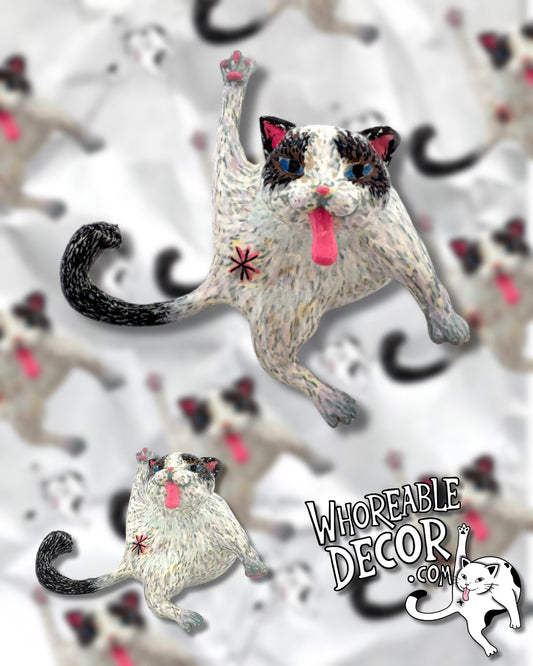 Collectible Whoreable Cat Figurine - Benjamin Button