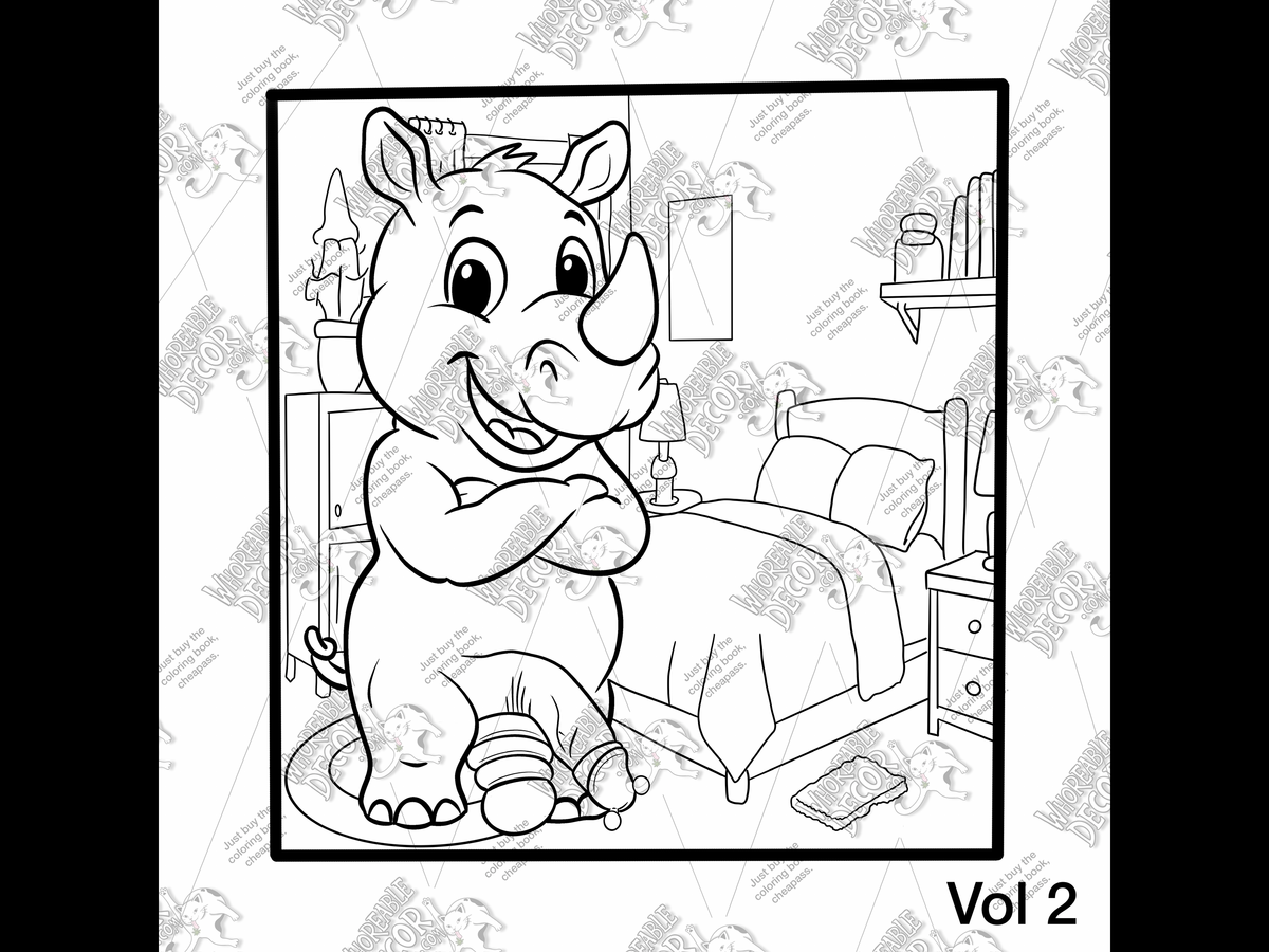 The Hungle Book Adult Coloring Books - Physical Copy - Whoreable Decor