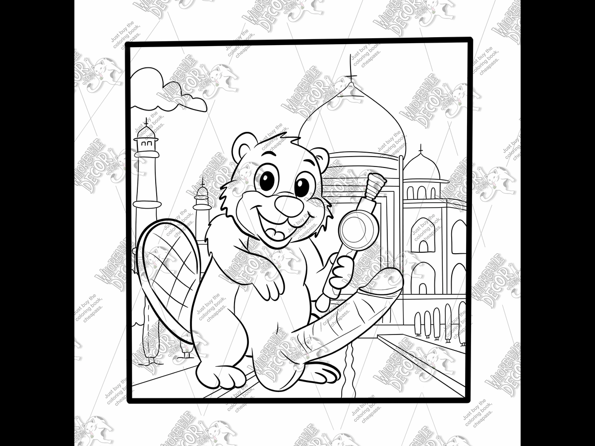 The Hungle Book Adult Coloring Book- Digital Download - Whoreable Decor