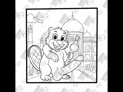The Hungle Book Adult Coloring Book- Digital Download - Whoreable Decor