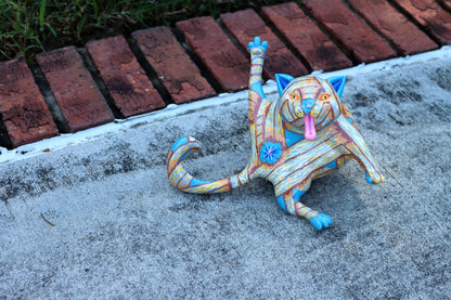 Collectible Whoreable Cat Figurine - Mummy Cat