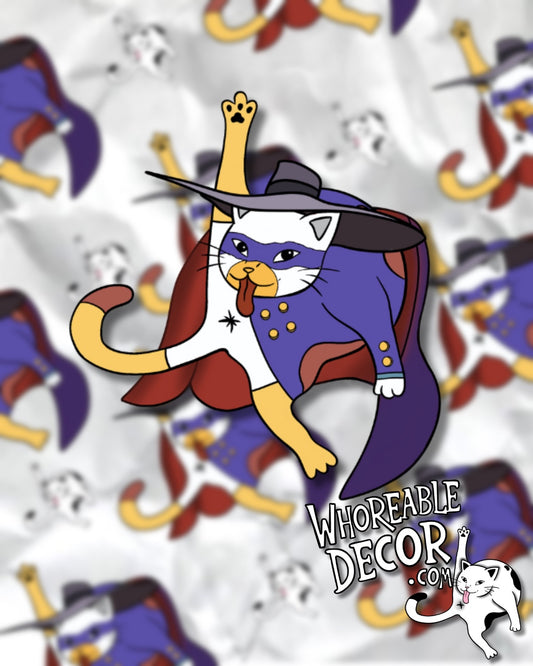 Whoreable Darkwing Duck Cat - sticker