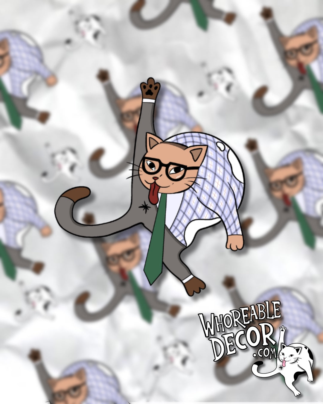 Whoreable Matt Foley Cat - sticker