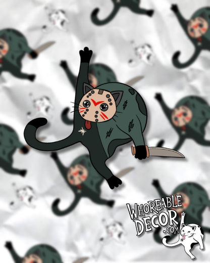 $5 Whoreable Cat Stickers Halloween Pack