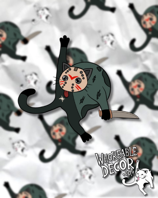Whoreable Jason Cat - sticker