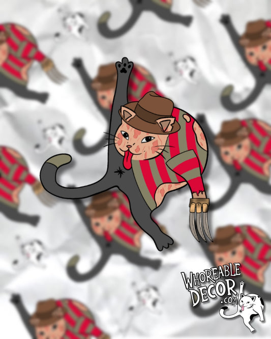 Whoreable Freddy Cat - sticker