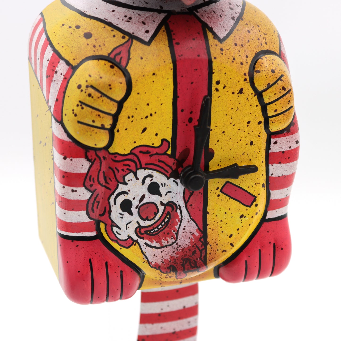 Mc Terrifying - Custom Kit Cat Clock