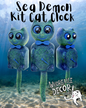 Sea Demon - Custom Kit Cat Clock