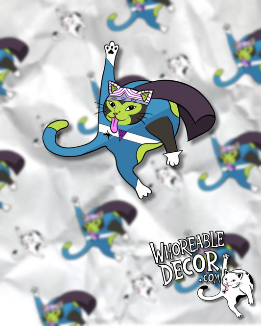 Whoreable Mojo Jojo Cat - sticker
