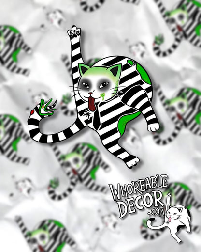 $5 Whoreable Cat Stickers Halloween Pack