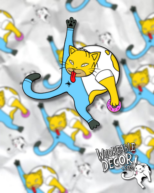 Whoreable Homer Cat - sticker