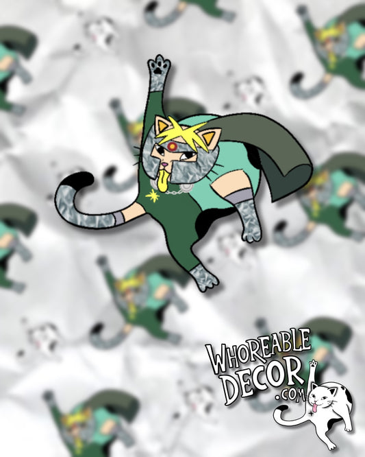 Whoreable Professor Chaos Cat - sticker
