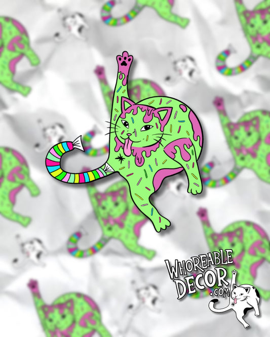Whoreable Candy Cat - sticker