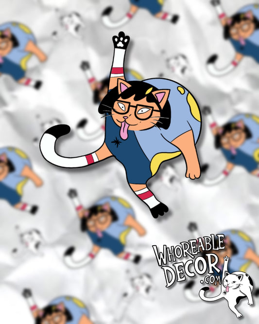 Whoreable Tina Belcher Cat - sticker