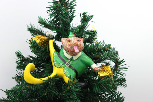 Collectible Whoreable Cat Whornament - Buddy The Elf