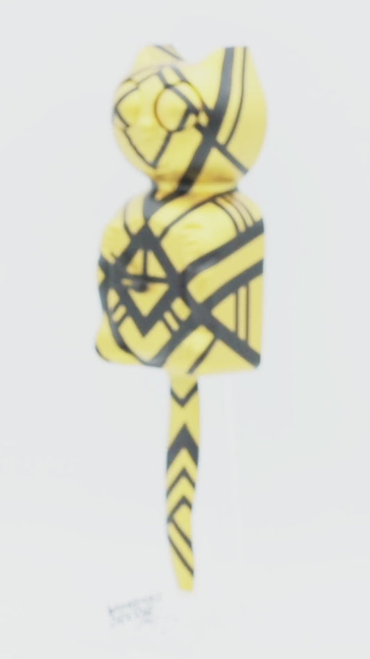 Gold dust - Custom Kit Cat Clock